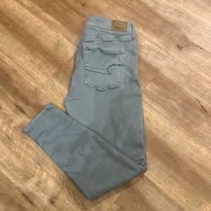 Green American Eagle Jegging 10